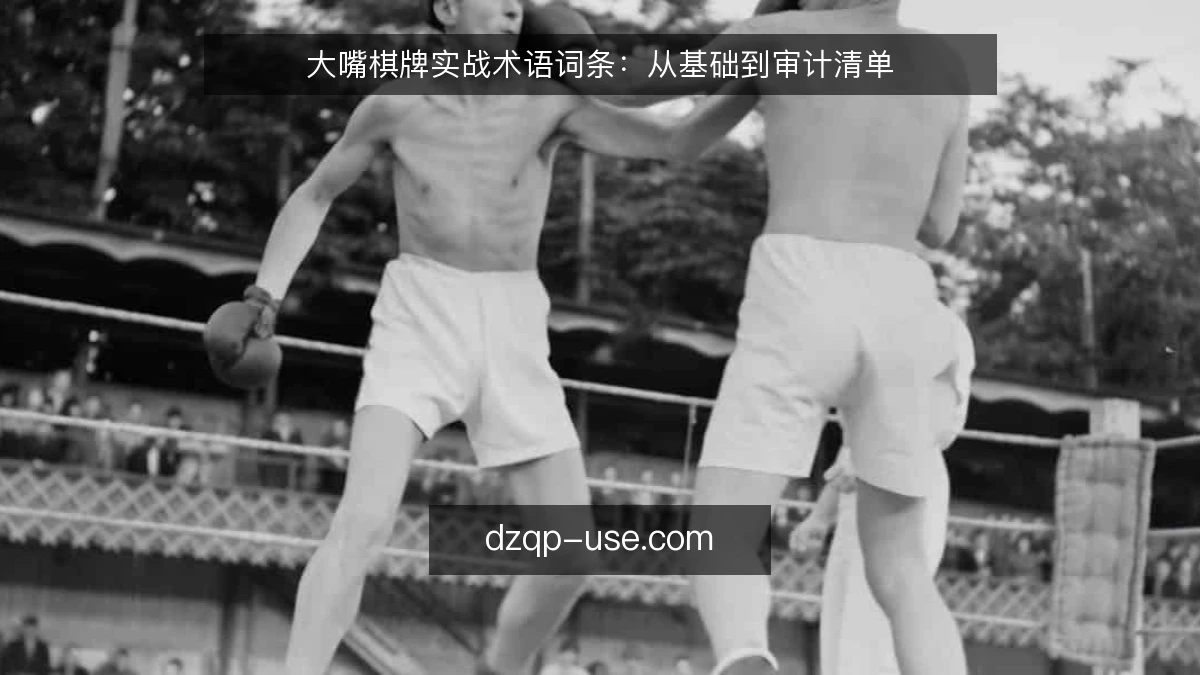 大嘴棋牌实战术语词条:从基础到审计清单